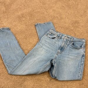 Levi’s 70s high Slim Straight Jeans Size 27 Classic vintage Wash waterless line